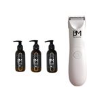 Kit Afeitadora Cuerpo Razor Body White + cosmeticos, Bacan By Mantra