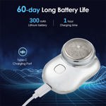 Afeitadora eléctrica GYLCTOM Mini portátil recargable para hombres