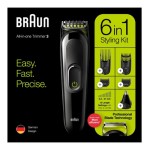 Corta Pelo Y Barba Braun Mgk3221 Multifunción 6 En 1