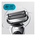 Afeitadora Braun Series 7 70-S1000s negra y plata