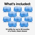 Cartuchos de recarga Braun Clean & Renew CCR para afeitadora x10