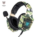 Auriculares para juegos ONIKUMA K8 con cable y luces RGB