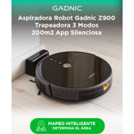 Aspiradora Robot Gadnic Z900 Trapeadora 3 Modos 200m2 App Silenciosa