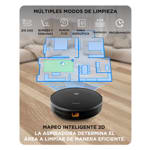 Aspiradora Robot Gadnic Z900 Trapeadora 3 Modos 200m2 App Silenciosa