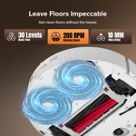 Aspiradora Robot Roborock Qrevo Master 10,000pa Blanco