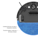 Aspiradora Robot Smart-Tek Ava Mini II Aspira y Trapea WIFI