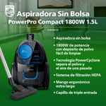 Aspiradora Philips Powerpro Fc9350/51 1800w