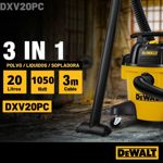 Aspiradora Sopladora  Para Líquidos Y Solidos Dewalt 20 Litros Dxv20pc