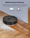 Robot aspirador y trapeador Roborock Q5 Pro+, con capacidad de vaciado automático, 2,5 litros