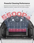 Robot aspirador y trapeador Roborock Q5 Pro+, con capacidad de vaciado automático, 2,5 litros