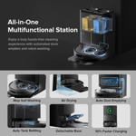 Roborock Qv Robot Aspiradora Y Trapeador 8000 Pa Con Auto