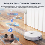 Roborock Qrevo Curv S5x Robot Aspirador Y Trapeador Con Su