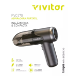 Aspiradora Portatil Inalambrica Vivitar PVC570G 250W 50000RPM Gris