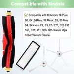 Piezas de repuesto para aspiradora Roborock S6 Pure, S6, E4, S4 Max