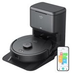 Robot aspirador eufy L60 con estación de vaciado automático, bolsa de polvo de 2,5 L