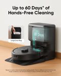Robot aspirador eufy L60 con estación de vaciado automático, bolsa de polvo de 2,5 L