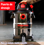 Aspiradora Shopvac Profesional Polvo/liquido 40 Lts 1800 W