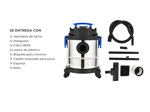Aspiradora Industrial Profesional Gadnic De Tacho 18L 1200W 3 en 1