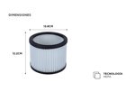 Filtro HEPA Lavable Gadnic Repuesto Original Para Aspiradoras ASP00048 y ASP00051