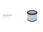 Filtro HEPA Lavable Gadnic Repuesto Original Para Aspiradoras ASP00048 y ASP00051