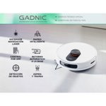 Aspiradora Trapeadora Robot Gadnic Con Base Carga Mapeo Inteligente