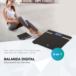 Balanza Personal Digital de Baño Nictom BP02 Negra