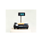 Balanza Comercial Digital Kretz Aura Eco 2 30kg Con Mástil 110v 240v Negro