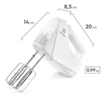 Batidora De Mano Eléctrica Manual Electrolux Efficient Hma10 Color Blanco