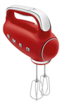 Mezclador De Mano Eléctrico Smeg Estilo Retro Rojo