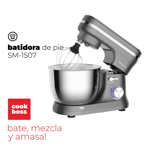 Batidora Planetaria Daihatsu Sm-1507 Gris - 1100w