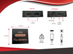 Splitter HDMI 1x2 - V1.4 1 Entrada X 2 Salidas Full Hd 1080p - SKYWAY
