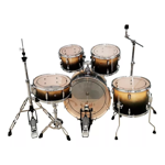 Bateria 5 Cuerpos Maple Mfp-610 Natural Burst con Soportes