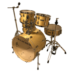 Bateria 5 Cuerpos Taurus Maple Mfp-610 Natural con Soportes
