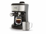 Máquina de café espresso y capuchino Mr. Coffee 4-Shot con accesorio