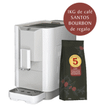 Cafetera 5 HISPANOS EXPRESSO ME720 White + Café Premium 1kg ¡DE REGALO!
