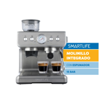 Cafetera Expresso Smartlife con Molinillo int.  Accesorios