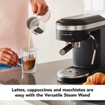 Máquina Espresso Kitchenaid Kes6403, Negro Mate, 1.4l, Semia