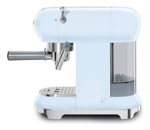 Cafetera Smeg Retro Años 50, Estilo Azul Pastel