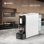 Cafetera Expresso Suono Eleganza Mini para Capsulas 500ml