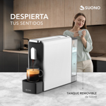 Cafetera Expresso Suono Eleganza Mini para Capsulas 500ml