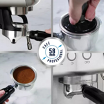 Cafetera Expresso Oster BVSTEM7300 molinillo incorporado barista 
