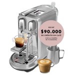Cafetera Nespresso Creatista Plus Metallic J520-AR-ME-NE
