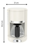 Cafetera Soleil Ivory Moulinex Fg381a10 1,25 Litros