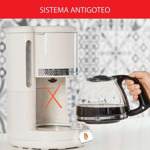 Cafetera Soleil Ivory Moulinex Fg381a10 1,25 Litros