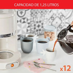 Cafetera Soleil Ivory Moulinex Fg381a10 1,25 Litros