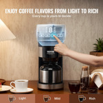 Cafetera Vevor Programable Con Molinillo Y Filtro Reutilizab