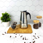 Cafetera Italiana 9 Tazas Hudson Acero Inox Induccion