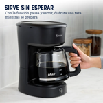 Cafetera de Filtro Oster DCS121B 12 Tazas Negra