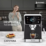 Cafetera Espresso Digital 1.5litros 20 Bar 1350w Color Negro