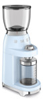 Molinillo De Café Eléctrico Retro Smeg Azul Pastel